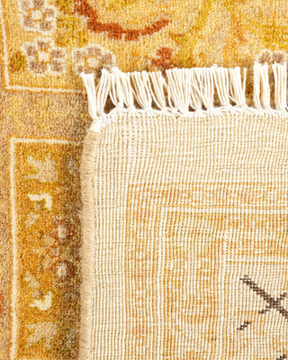 Traditional Mogul Ivory Wool Area Rug 4' 2" x 6' 2" - Solo Rugs