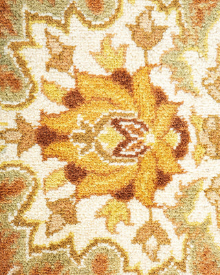 Traditional Mogul Brown Wool Area Rug 10' 0" x 14' 1" - Solo Rugs