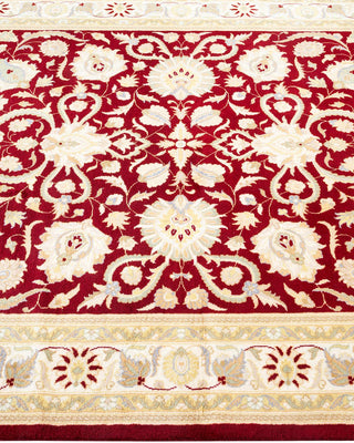 Mogul, One-of-a-Kind Hand-Knotted Area Rug - Red, 4' 2" x 5' 10" - Solo Rugs