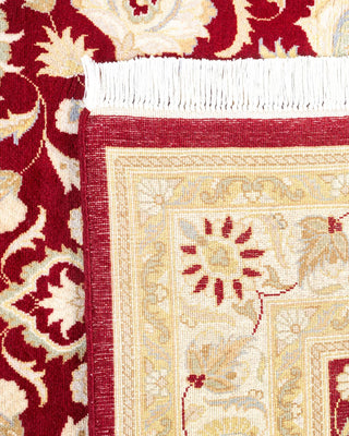Mogul, One-of-a-Kind Hand-Knotted Area Rug - Red, 4' 2" x 5' 10" - Solo Rugs