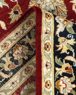 Traditional Mogul Red Wool Area Rug 3' 1" x 5' 3" - Solo Rugs