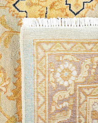 Contemporary Eclectic Light Blue Wool Area Rug 9' 2" x 12' 0" - Solo Rugs