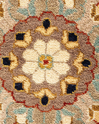 Contemporary Eclectic Orange Wool Area Rug 9' 2" x 11' 10" - Solo Rugs