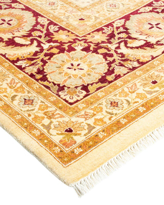 Traditional Mogul Ivory Wool Area Rug 8' 1" x 10' 4" - Solo Rugs