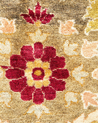 Traditional Mogul Ivory Wool Area Rug 8' 1" x 10' 4" - Solo Rugs