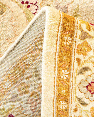 Traditional Mogul Ivory Wool Area Rug 8' 1" x 10' 4" - Solo Rugs