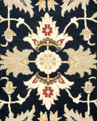Mogul, One-of-a-Kind Hand-Knotted Area Rug - Black, 3' 2" x 5' 2" - Solo Rugs