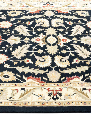 Mogul, One-of-a-Kind Hand-Knotted Area Rug - Black, 3' 2" x 5' 2" - Solo Rugs