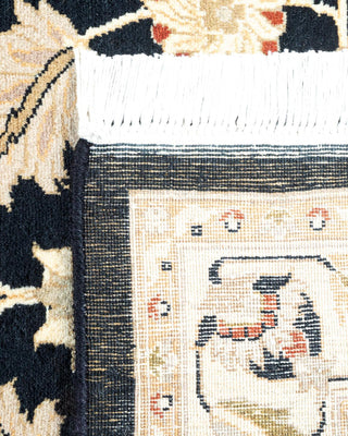 Mogul, One-of-a-Kind Hand-Knotted Area Rug - Black, 3' 2" x 5' 2" - Solo Rugs