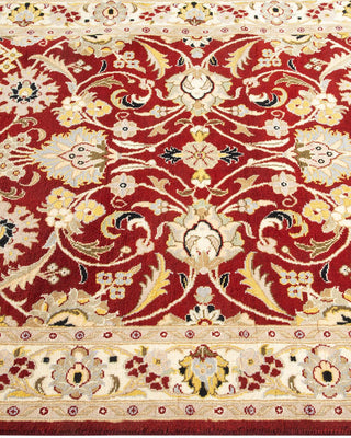Traditional Mogul Red Wool Area Rug 3' 1" x 5' 1" - Solo Rugs