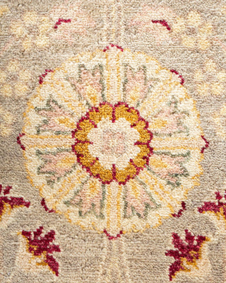 Mogul, One-of-a-Kind Hand-Knotted Area Rug - Ivory, 9' 0" x 13' 5" - Solo Rugs