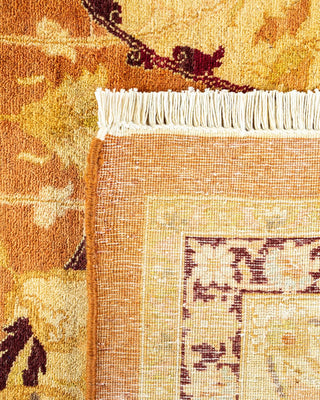 Traditional Mogul Brown Wool Area Rug 8' 2" x 10' 4" - Solo Rugs