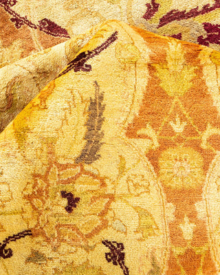 Traditional Mogul Brown Wool Area Rug 8' 2" x 10' 4" - Solo Rugs