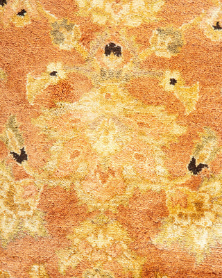 Traditional Mogul Brown Wool Area Rug 6' 2" x 8' 10" - Solo Rugs