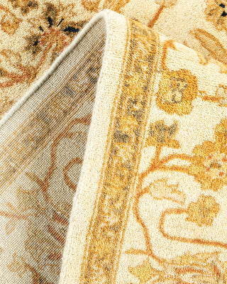 Traditional Mogul Ivory Wool Area Rug 3' 2" x 5' 1" - Solo Rugs