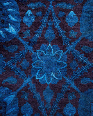 Contemporary Fine Vibrance Red Wool Area Rug 9' 2" x 12' 5" - Solo Rugs