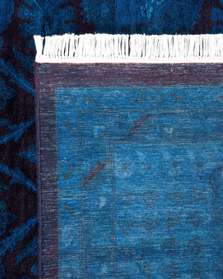 Contemporary Fine Vibrance Red Wool Area Rug 9' 2" x 12' 5" - Solo Rugs