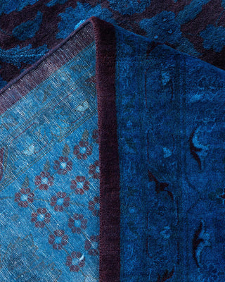 Contemporary Fine Vibrance Red Wool Area Rug 9' 2" x 12' 5" - Solo Rugs