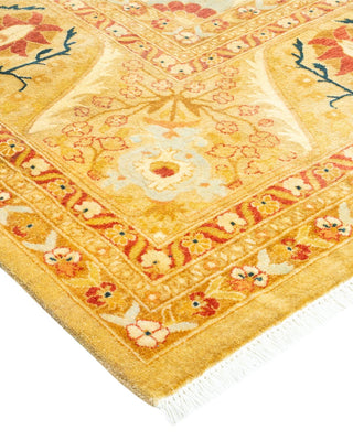 Traditional Mogul Ivory Wool Area Rug 8' 2" x 10' 1" - Solo Rugs