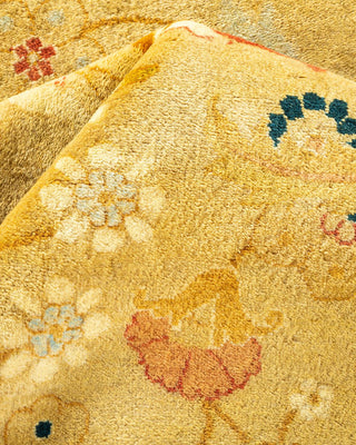 Traditional Mogul Ivory Wool Area Rug 8' 2" x 10' 1" - Solo Rugs