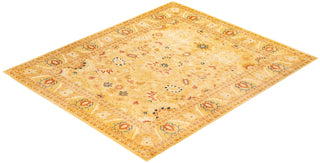 Traditional Mogul Ivory Wool Area Rug 8' 2" x 10' 1" - Solo Rugs