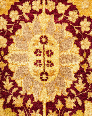 Traditional Mogul Red Wool Area Rug 8' 0" x 10' 2" - Solo Rugs