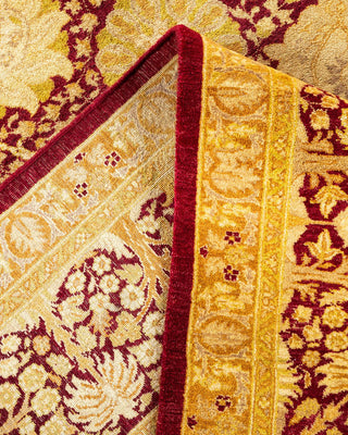Traditional Mogul Red Wool Area Rug 8' 0" x 10' 2" - Solo Rugs
