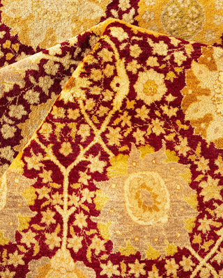 Traditional Mogul Red Wool Area Rug 8' 0" x 10' 2" - Solo Rugs