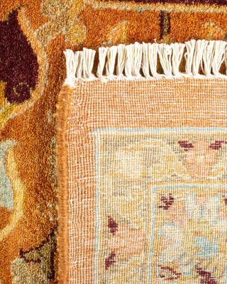 Traditional Mogul Brown Wool Area Rug 10' 1" x 16' 8" - Solo Rugs