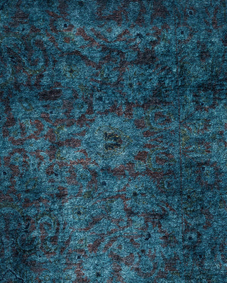 Contemporary Fine Vibrance Gray Wool Area Rug 9' 0" x 12' 4" - Solo Rugs