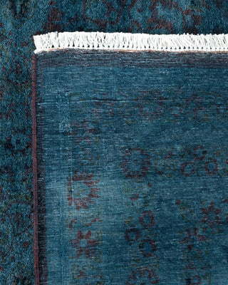 Contemporary Fine Vibrance Gray Wool Area Rug 9' 0" x 12' 4" - Solo Rugs