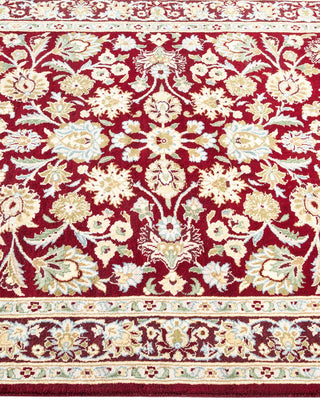 Traditional Mogul Red Wool Area Rug 3' 1" x 5' 2" - Solo Rugs