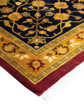 Traditional Mogul Brown Wool Area Rug 12' 0" x 18' 10" - Solo Rugs