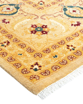 Mogul, One-of-a-Kind Hand-Knotted Area Rug - Ivory, 9' 1" x 11' 9" - Solo Rugs