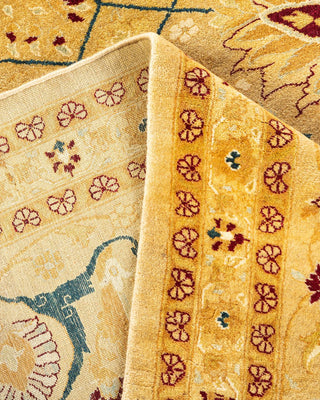 Mogul, One-of-a-Kind Hand-Knotted Area Rug - Ivory, 9' 1" x 11' 9" - Solo Rugs