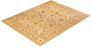 Mogul, One-of-a-Kind Hand-Knotted Area Rug - Ivory, 9' 1" x 11' 9" - Solo Rugs