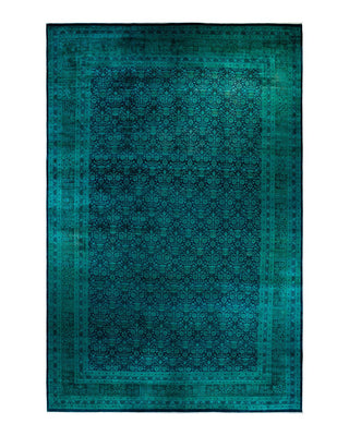 Fine Vibrance, One-of-a-Kind Handmade Area Rug - Blue, 18' 7" x 12' 1" - Solo Rugs