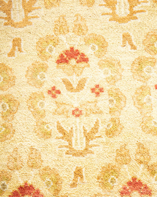 Traditional Mogul Ivory Wool Area Rug 8' 1" x 10' 5" - Solo Rugs