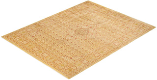 Traditional Mogul Ivory Wool Area Rug 8' 1" x 10' 5" - Solo Rugs