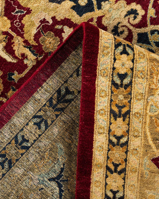 Traditional Mogul Red Wool Area Rug 8' 1" x 10' 3" - Solo Rugs