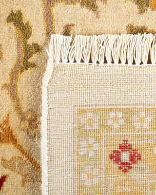 Traditional Mogul Ivory Wool Area Rug 8' 1" x 10' 3" - Solo Rugs