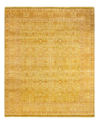 Mogul, One-of-a-Kind Hand-Knotted Area Rug - Green, 8' 2" x 9' 10" - Solo Rugs