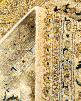 Traditional Mogul Ivory Wool Area Rug 6' 3" x 8' 3" - Solo Rugs