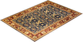 Contemporary Eclectic Blue Wool Area Rug 12' 3" x 17' 4" - Solo Rugs