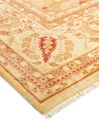 Eclectic, One-of-a-Kind Hand-Knotted Area Rug - Ivory, 9' 2" x 12' 6" - Solo Rugs