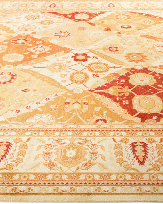 Eclectic, One-of-a-Kind Hand-Knotted Area Rug - Ivory, 9' 2" x 12' 6" - Solo Rugs