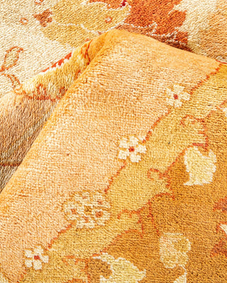 Eclectic, One-of-a-Kind Hand-Knotted Area Rug - Ivory, 9' 2" x 12' 6" - Solo Rugs