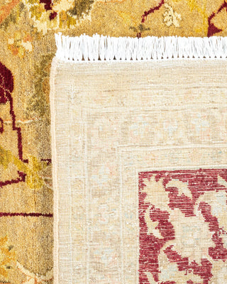 Traditional Mogul Ivory Wool Area Rug 9' 2" x 11' 10" - Solo Rugs