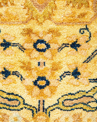 Traditional Mogul Ivory Wool Area Rug 8' 3" x 10' 3" - Solo Rugs