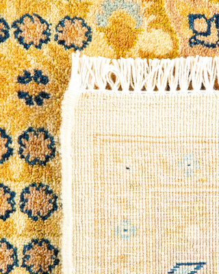 Traditional Mogul Ivory Wool Area Rug 8' 3" x 10' 3" - Solo Rugs